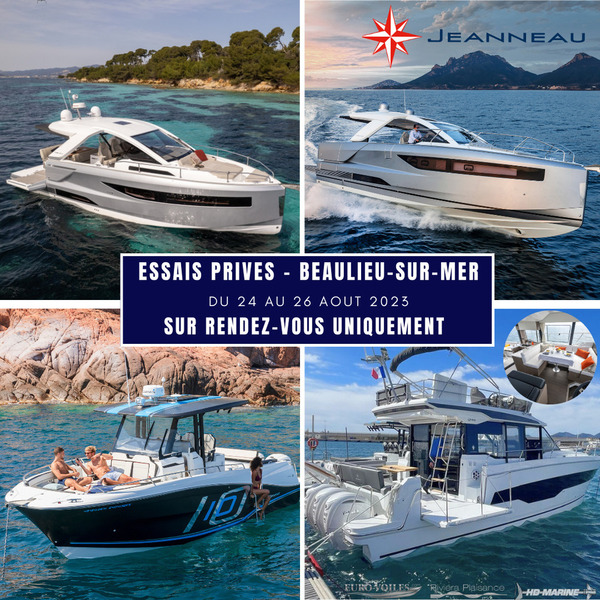 Essais privs - Beaulieu-sur-Mer JEANNEAU MOTEUR DB YACHTS